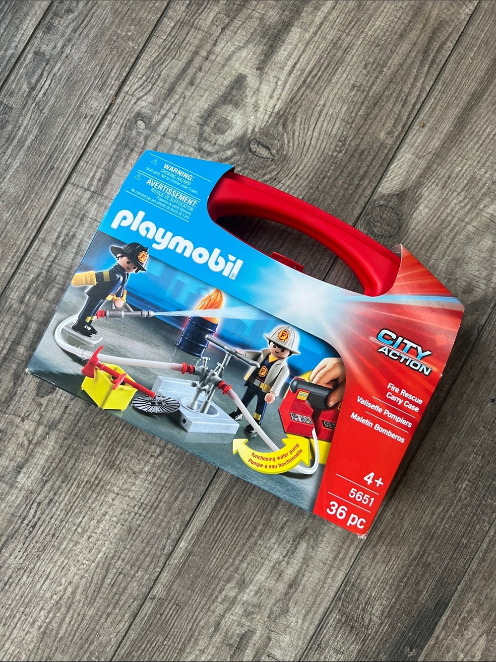 Playmobil City Action Fire Rescue Carry Case 36pc set